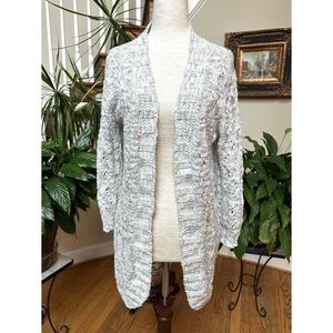 Belldini Light Gray Women's Open Cardigan Sweater, NWOT, M